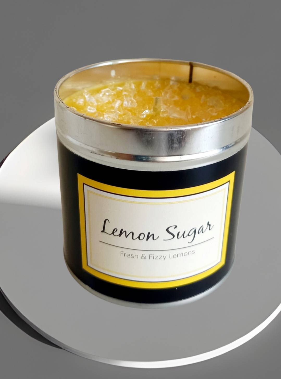 lemon sugar candle