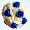 Blue and cream bouquet 2