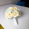 mint and cream wedding bouquet 2
