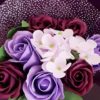violet purple soap flower posey