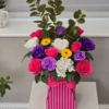 a transp vase