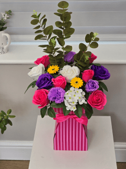 a transp vase