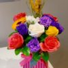 sunflower and brights transporter vase