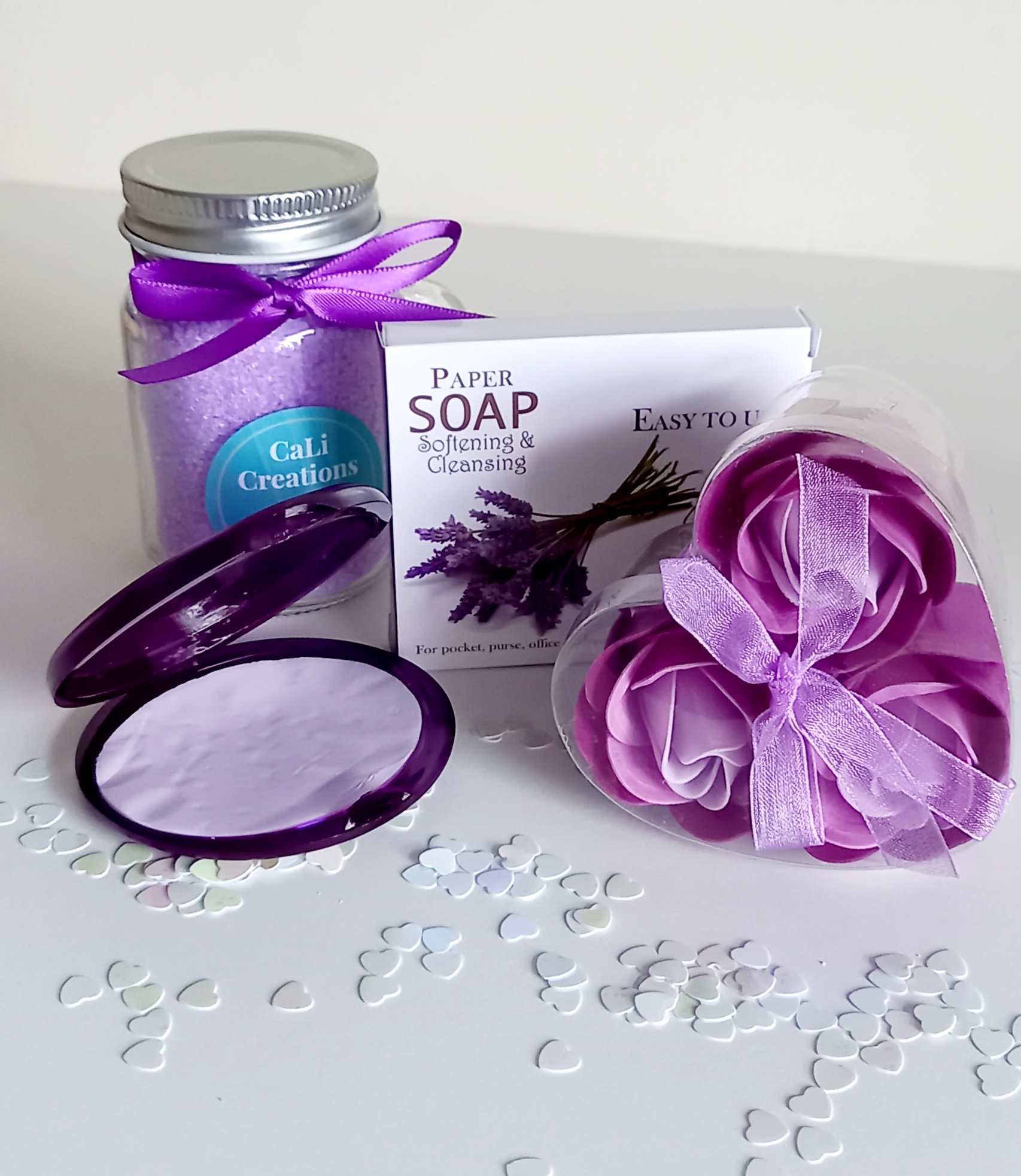 Soap leaves trio and bath potion