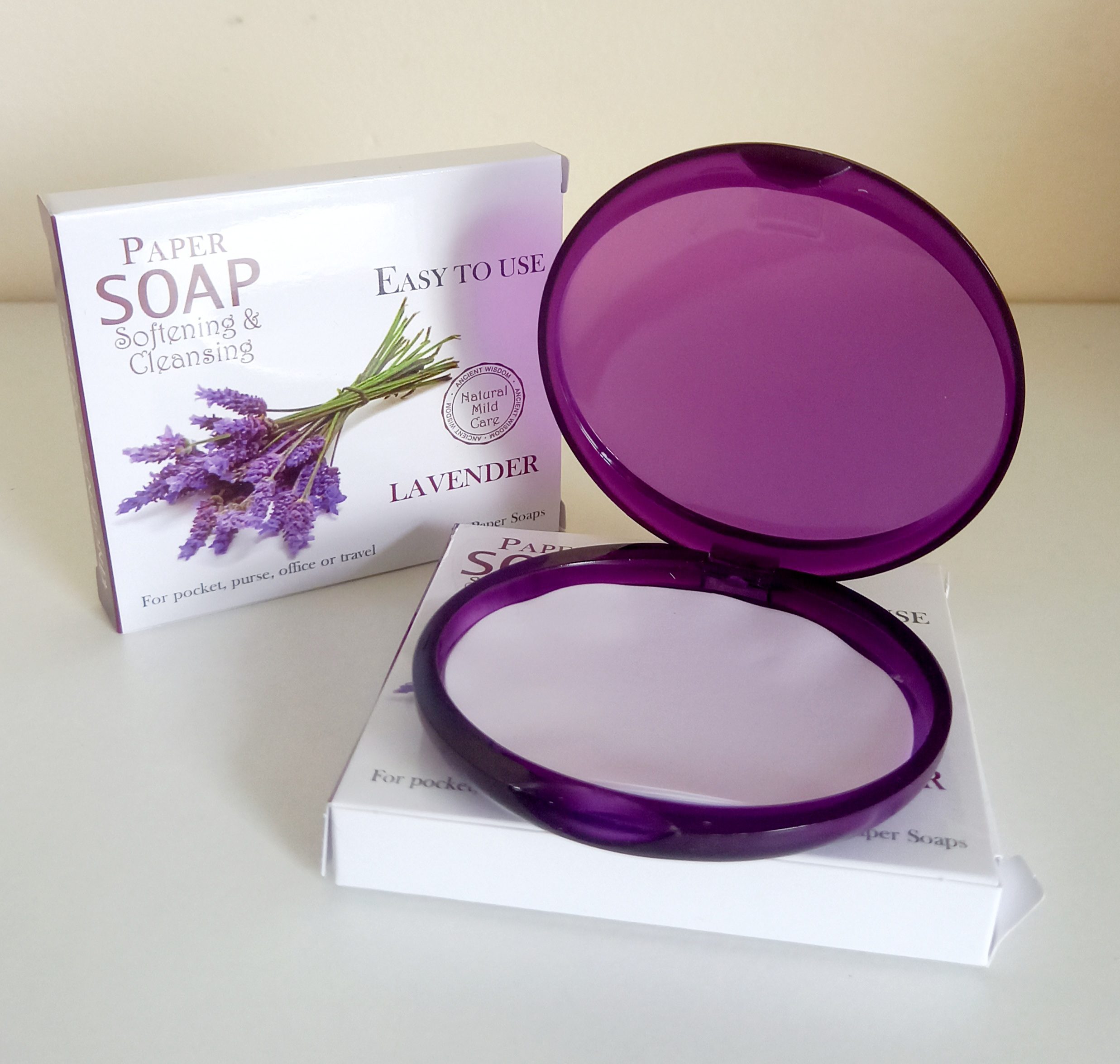 lavender soap leaves