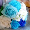 blues and white