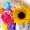 8 stems plus one peonie