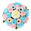 luxury large hatbox top view