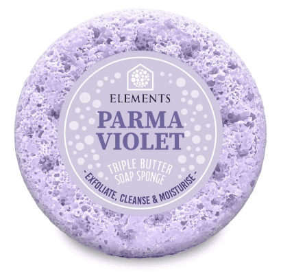 parma violet soap sponge