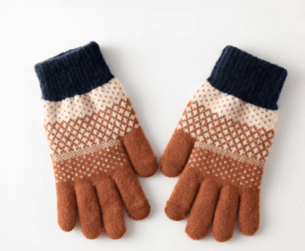 black cuff gloves