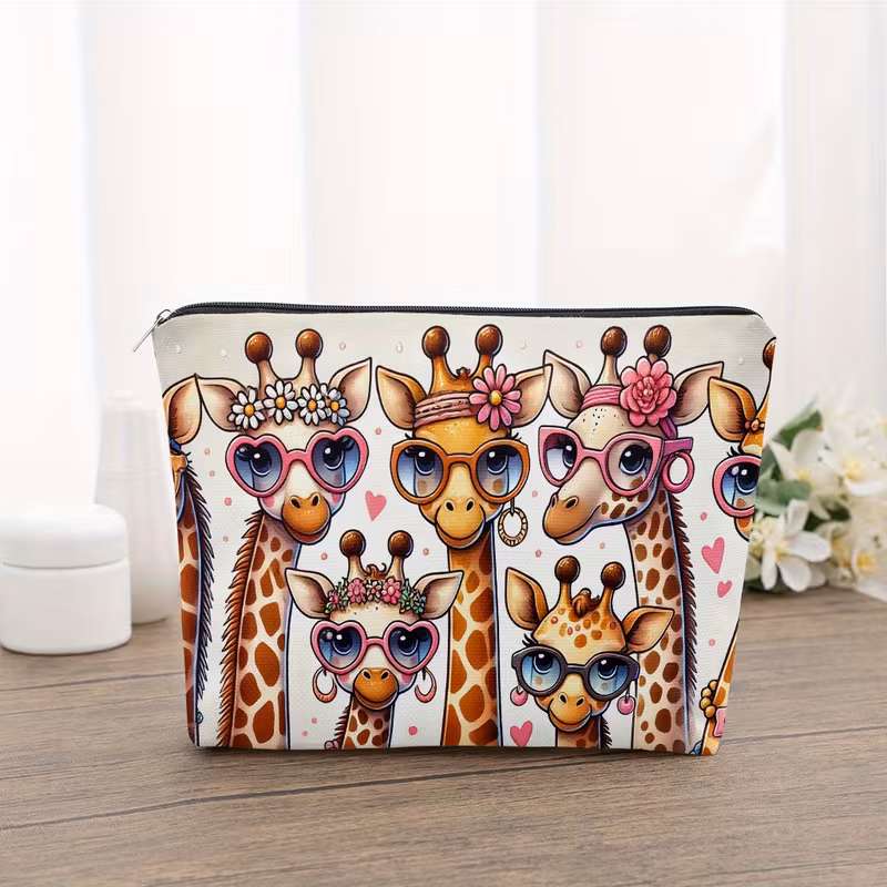 girrafe makeup bag