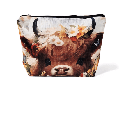 highland cow make up bag v2