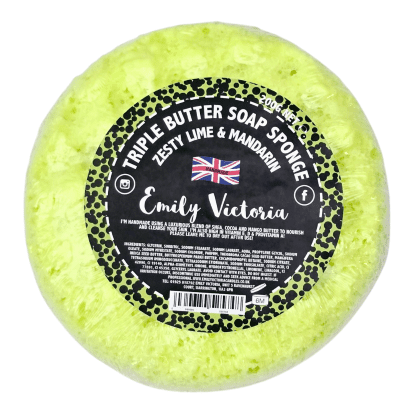 zesty lime soap sponge