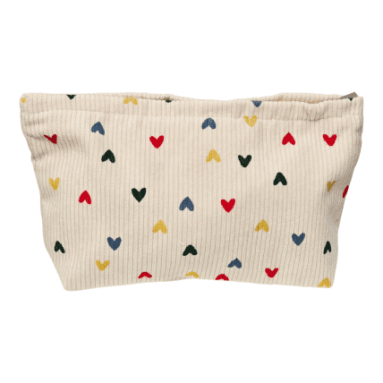 heart make up bag
