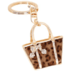 key ring leopard print bag
