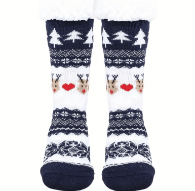 navy slipper sox