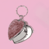 pink sparkly keyring