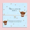 Home is where the herd is – highland cow