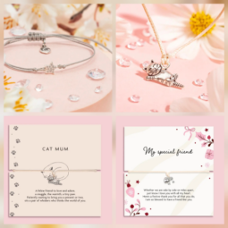Keepsake Adjustable Bracelets mounted on card with heartfelt message