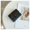 leather small two tone purse
